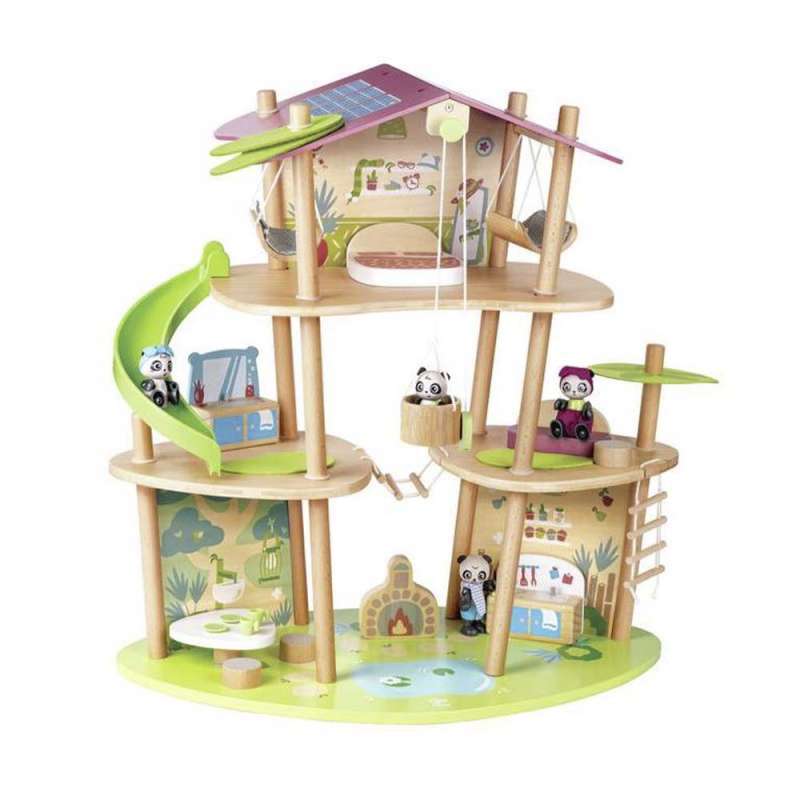 CASA DE BAMBU HAPE URSOS PANDA