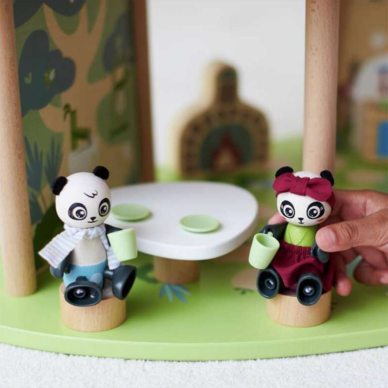 CASA DE BAMBU HAPE URSOS PANDA