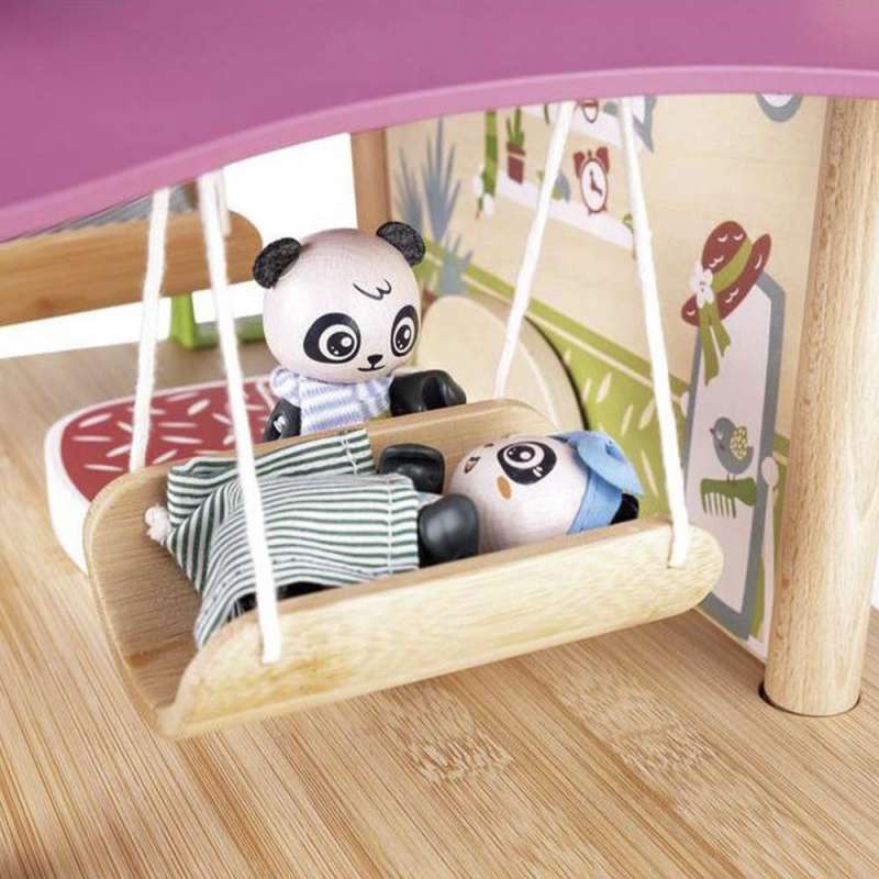 CASA DE BAMBU HAPE URSOS PANDA