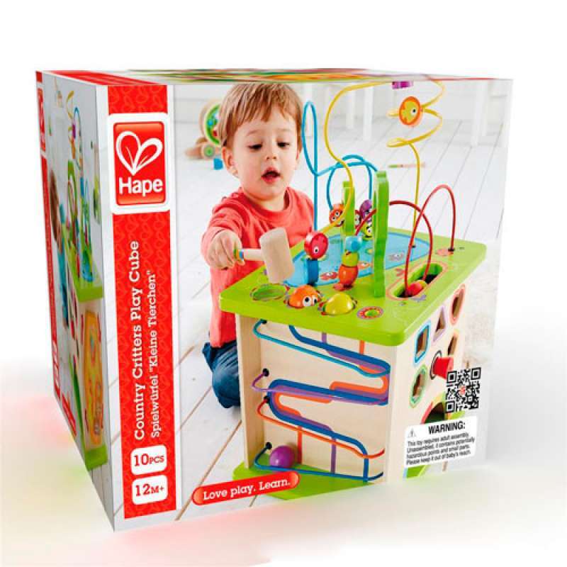 CUBO DE JOGO HAPE ANIMAIS DE CAMPO