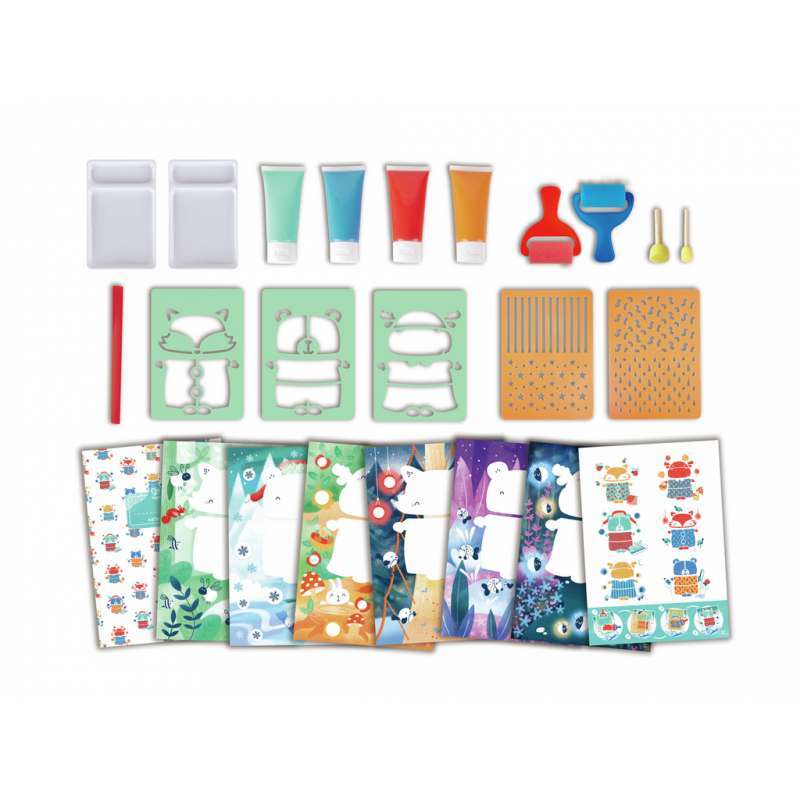 DIVERSÃO DE PINTURA COM ESPONJA HAPE