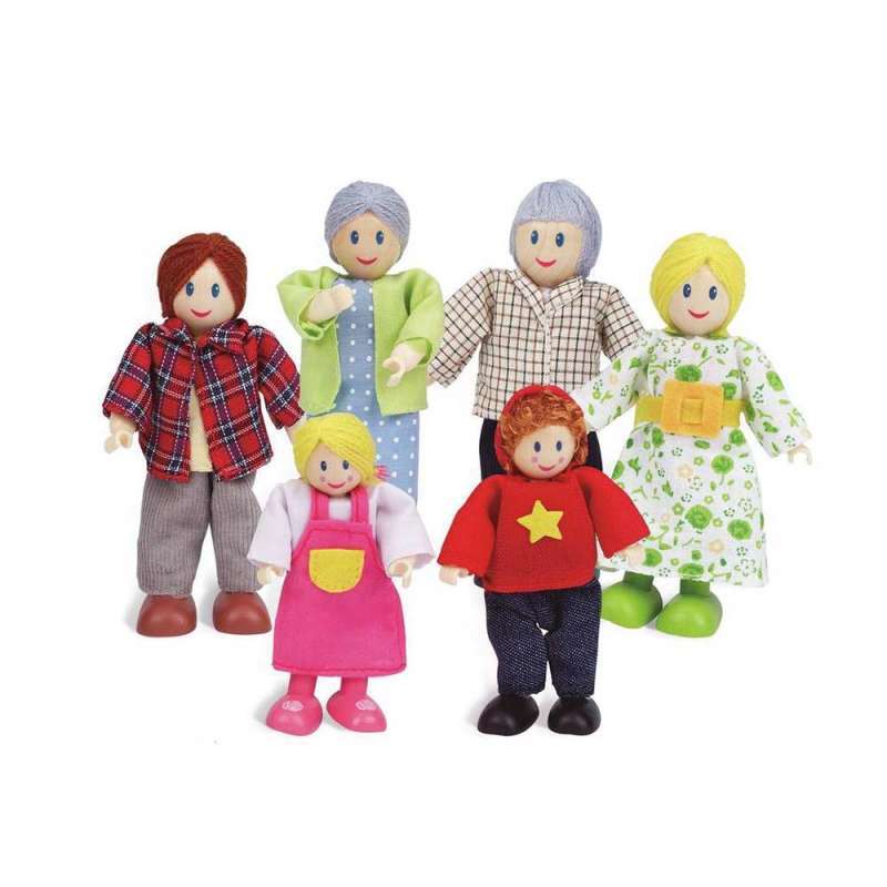 FAMÍLIA FELIZ DE BONECAS HAPE