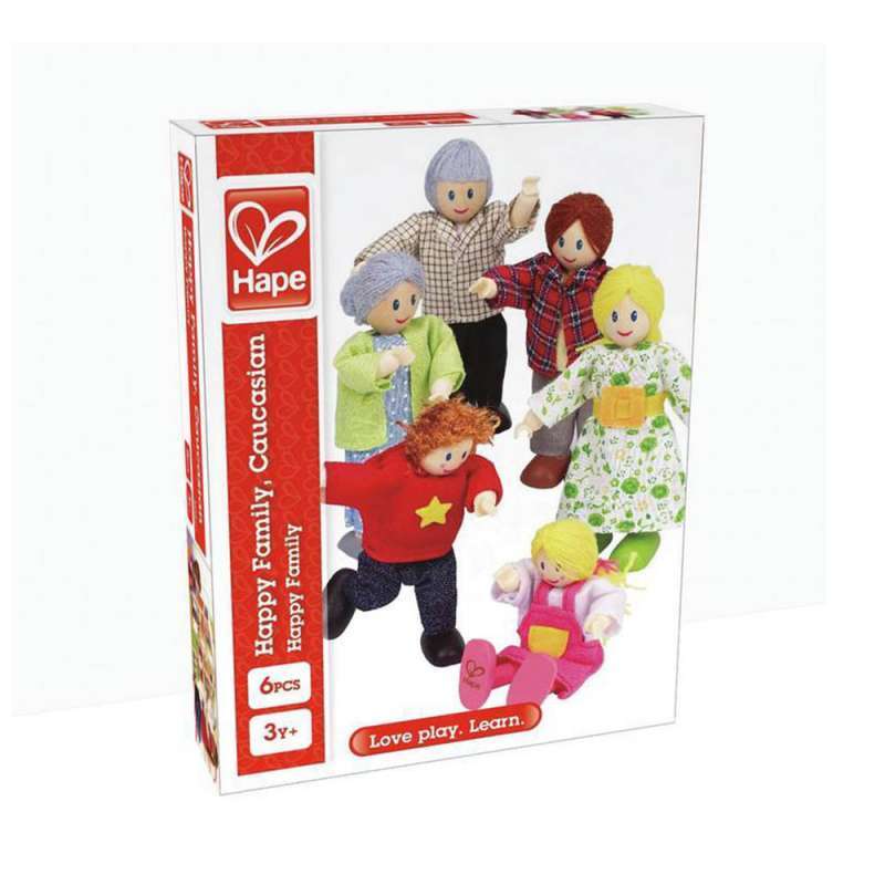 FAMÍLIA FELIZ DE BONECAS HAPE