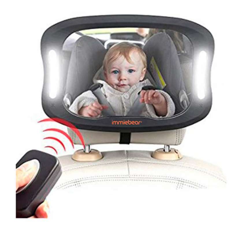ESPELHO RETROVISOR IMMIEBEAR DE LUXE COM LUZ LED