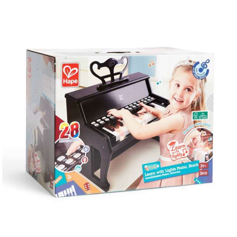 PIANO LUMINOSO HAPE PARA APRENDER MÚSICA