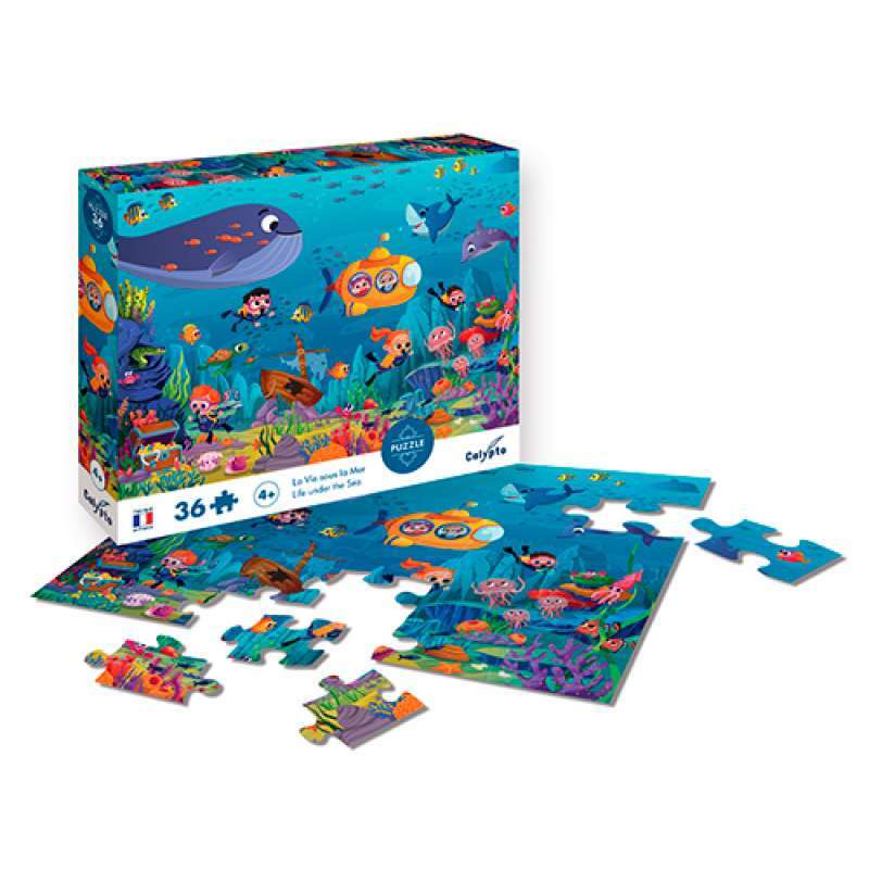 PUZZLE SENTOSPHERE VIDA MARINHA
