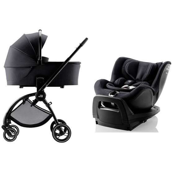Britax RIO + Dualfix PRO · Segurança e conforto desde o nascimento
