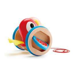 BRINQUEDO DE ARRASTRE DE MADEIRA HAPE PASSARINHO