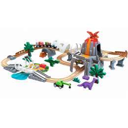 CONJUNTO DE AVENTURA FERROVIÁRIA HAPE DINO