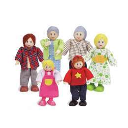 FAMÍLIA FELIZ DE BONECAS HAPE