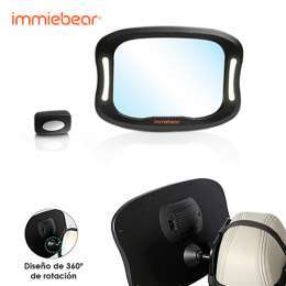 ESPELHO RETROVISOR IMMIEBEAR DE LUXE COM LUZ LED